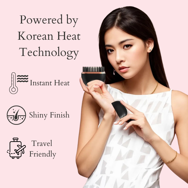 GlowBrush™ Mini Hair Straightener